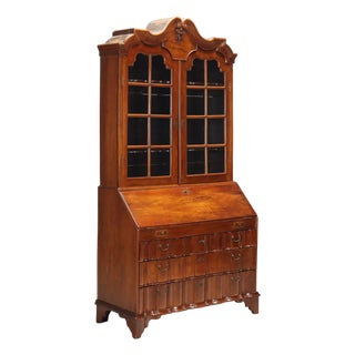 Early 20th Century Walnut Trumeau For Sale
