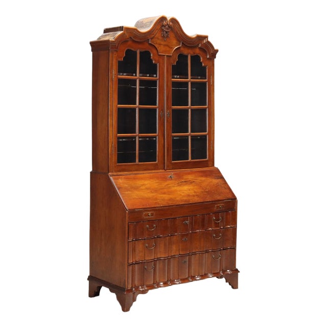 Early 20th Century Walnut Trumeau For Sale