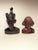 A Pair of Vintage Hand Carved Wooden Indonesian Woman and Man Busts For Sale - Image 9 of 9