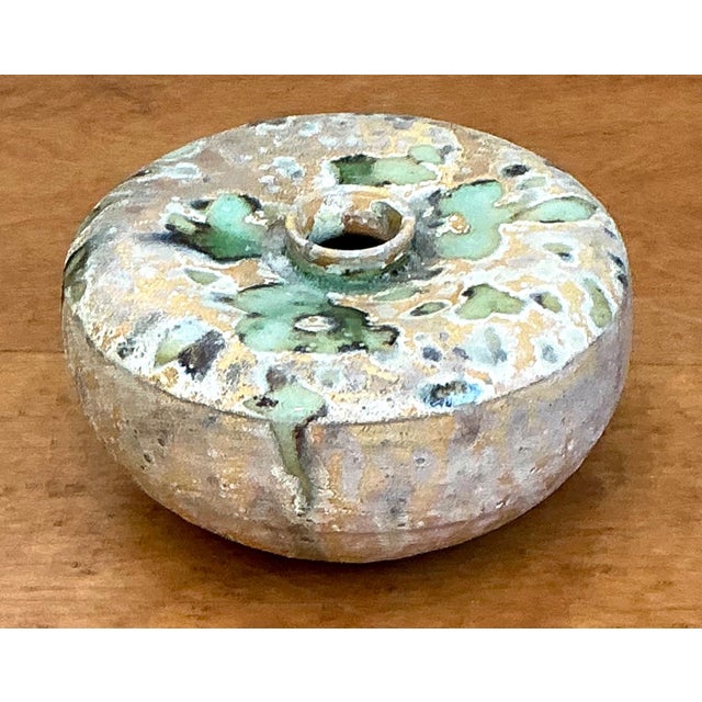 Ceramic Vintage Abstract Ceramic Vessel For Sale - Image 7 of 18