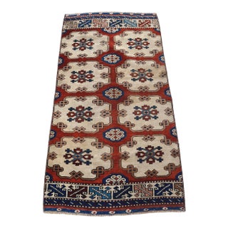 1960s Small Floral Wool For Sale