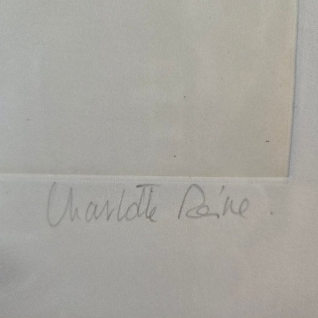 Vintage Charlotte Reine "Le Voyageur" Artist Proof Number Iv/XXV Limited Edition Signed and Numbered For Sale - Image 4 of 15