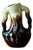 Antique Belgian Ceramic Vase from Thulin, 1890s For Sale