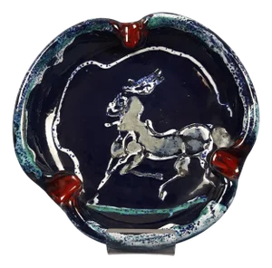 Ashtray from Umberto Ghersi Cervo Albissola, 1950s