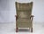Danish Oak Highback Armchair with Velour Upholstery, 1960s For Sale - Image 12 of 18