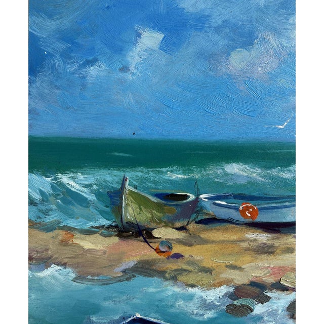 Oil Painting Freedom Over the Sea Yuriy Suprunchuk For Sale - Image 4 of 10