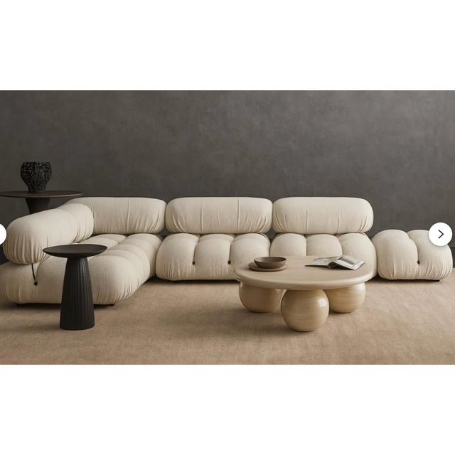 Mid-Century Modern Bellini Style Modular Sectional Sofa For Sale - Image 3 of 5