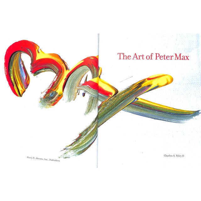 Paper "The Art of Peter Max" Book 2002 Riley Ii, Charles A. (Inscribed W/ Drawing) For Sale - Image 7 of 8