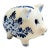 Delft Blue and White Piggy Bank For Sale