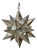 Mid 20th Century Mid Century Modern French Star Shaped Light Fixture with Mirrored Panels, USA Wired For Sale