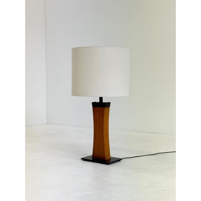 Mid-Century Modern Italian Teak Table Lamp, 1970s For Sale - Image 17 of 17