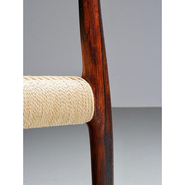 Vintage Danish Chairs in Wood by Niels Otto Møller, 1960s, Set of 6 For Sale - Image 9 of 16
