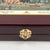 Brown Vintage Montecristo Wood Cigar Box Parisian Artist Michel Delacroix Design For Sale - Image 8 of 9