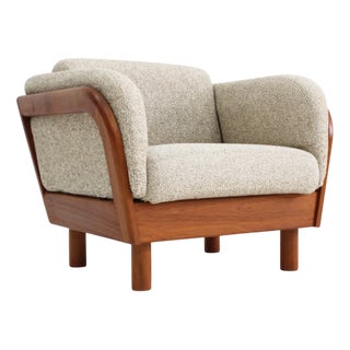 Mid-Century Danish Teak Armchair by Olsen Laursen, 1960s For Sale