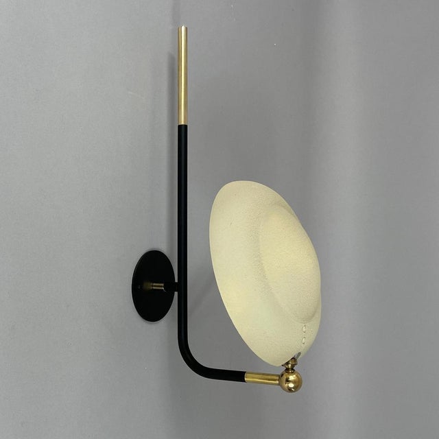 Mid-Century Modern French Wall Light, 1950s For Sale - Image 4 of 14