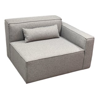 Gus Modern Mix Right Arm Chair For Sale