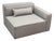 Gus Modern Mix Right Arm Chair For Sale