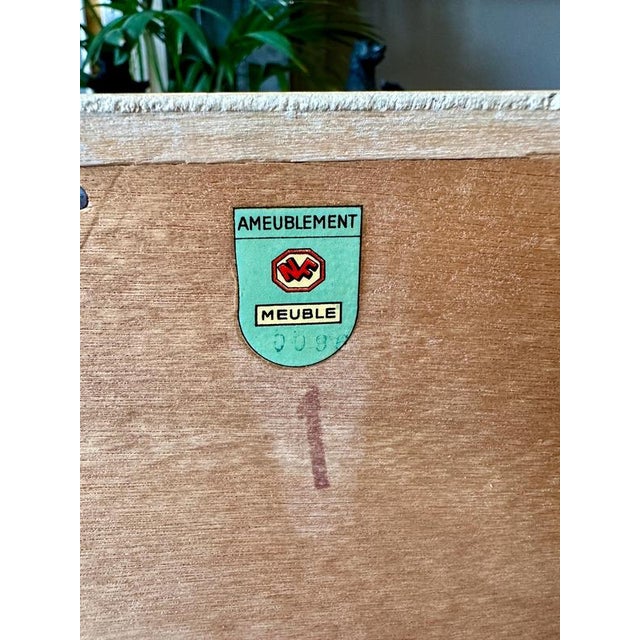 1950s Mid-Century Bedside Tables, 1950, Set of 2 For Sale - Image 5 of 8