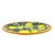 Mexican Talavera Hand-Painted Lemon Plate, Terra Cotta 10.25" For Sale - Image 10 of 11