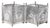 Metal Pair of Neoclassical Metal Planters, Grey Patina, Wreath Motif For Sale - Image 7 of 7