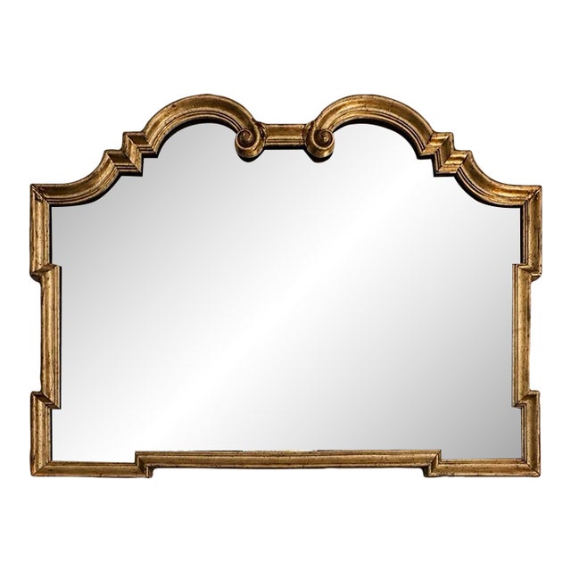 Vintage La Barge Hollywood Regency Gilt Pagoda Mirror – 42.5” X 30” For Sale