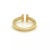 Late 20th Century Tiffany & Co. T Square 18k Yellow Gold Band Ring For Sale - Image 5 of 7