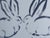 1970s Abstract Sketch Moon Rabbits Series by Elia Framed For Sale - Image 4 of 4