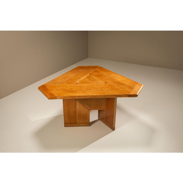Italian Triangular Dining Table by Silvio Coppola for Montina, Italy, 1970s For Sale - Image 4 of 13