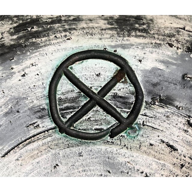 Mid-Century Handmade Ceramic Wall Plate with Viking Designs from Arol, Norway, 1960s For Sale - Image 13 of 15