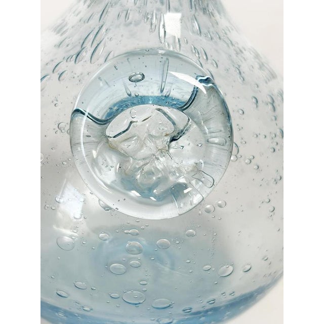 Blown Glass Bottles from Biot, France, 1970s, Set of 2 For Sale - Image 6 of 12