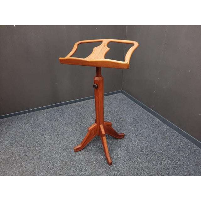 Anthroposophical Teak Music Stand, 1950s For Sale - Image 12 of 12