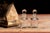 Gold Early 20th Century Peacock Vanity Casket With Cut Glass Perfume Bottles For Sale - Image 8 of 12