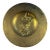 Early 20th Century Antique English Repoussé Brass Wall Charger With Renaissance Portrait For Sale