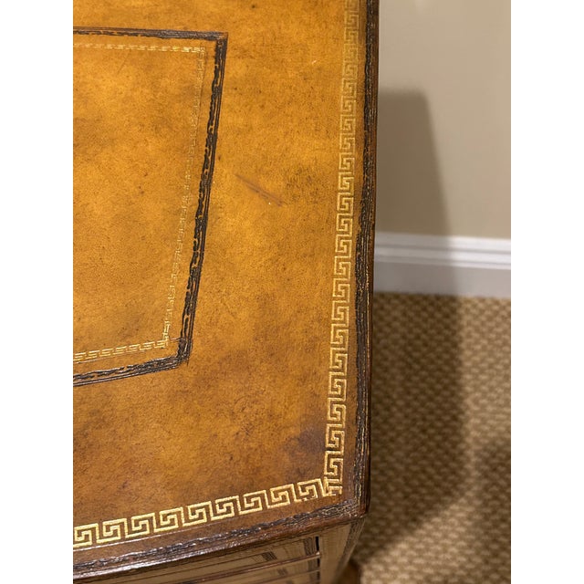 Maitland - Smith Embossed Leather Clad Small Chest of Drawers by Maitland Smith For Sale - Image 4 of 12