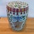Whimsical and wonderfully decorative ceramic garden stool by Altfield Hong Kong, featuring an exuberant hand-painted...