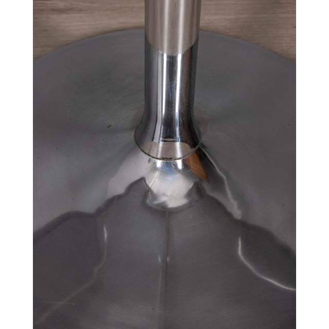 Silver Vintage Metal and Glass Coffee Table by Allegri Parma, 1970s For Sale - Image 8 of 11