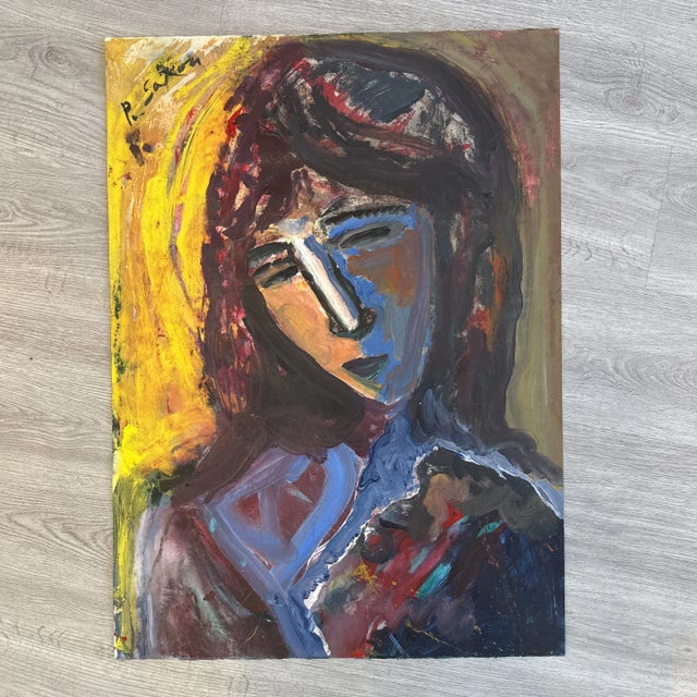 Phil Saxon Ink Drawing on Paper For Sale - Image 4 of 9