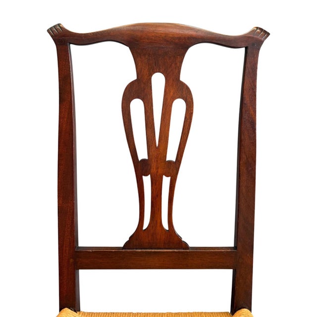 Brown American Country Chippendale Side Chairs in Mahogany, Circa 1780 - A Pair For Sale - Image 8 of 14
