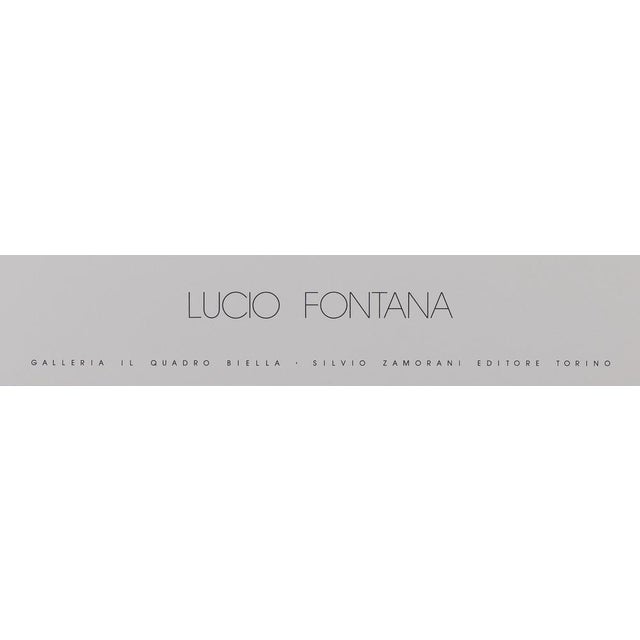 Lucio Fontana, Concetto Spaziale Giallo, Original Silkscreen Poster For Sale - Image 5 of 6