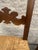 Vintage Italian Carved Walnut Rush Seat Dining Chairs – Set of 6 For Sale - Image 10 of 12