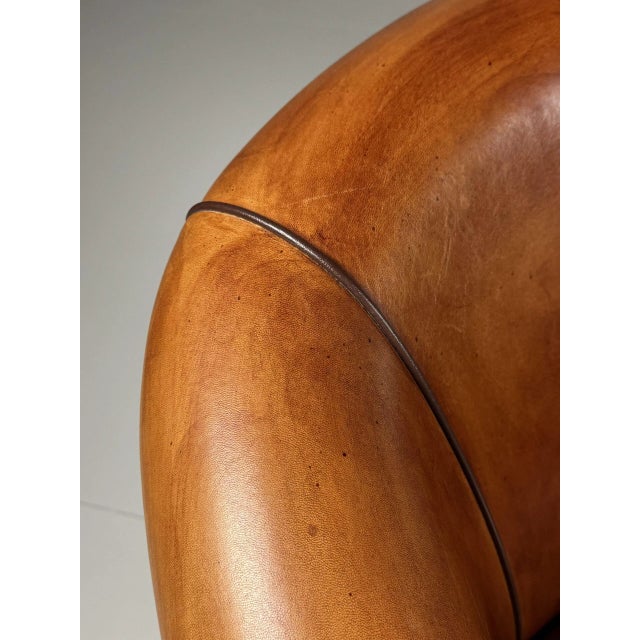 Set of Sheepskin Club Chairs For Sale - Image 17 of 18