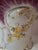 Antique Victorian Porcelain Jardinière Planter Centerpiece Yellow Roses Gold Gilt Plum 11" For Sale - Image 14 of 18