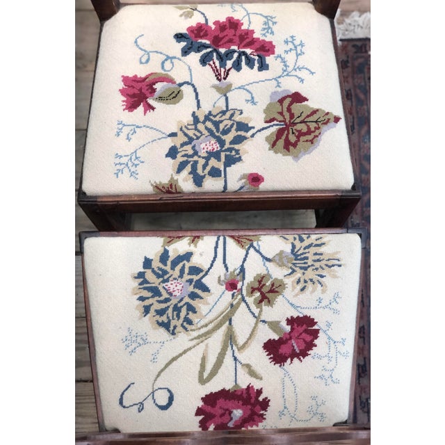 True antiques. Please check out the photos. Exceptional Chippendale-style chairs with peg construction. Unique angle to...