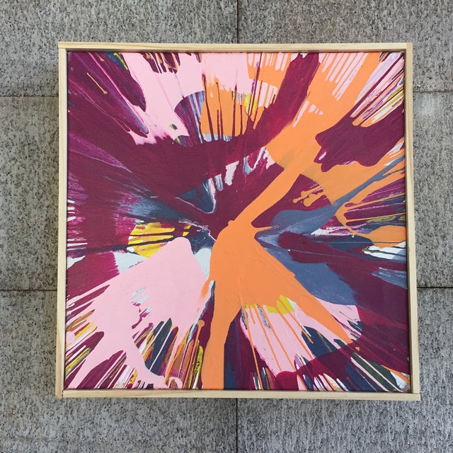 Abstract Color Field Framed Contemporary Painting For Sale In San Francisco - Image 6 of 6