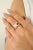 Elevate your fine jewelry collection with this exquisite 14k Yellow Gold Sapphire and Diamond Ring, a timeless statement...