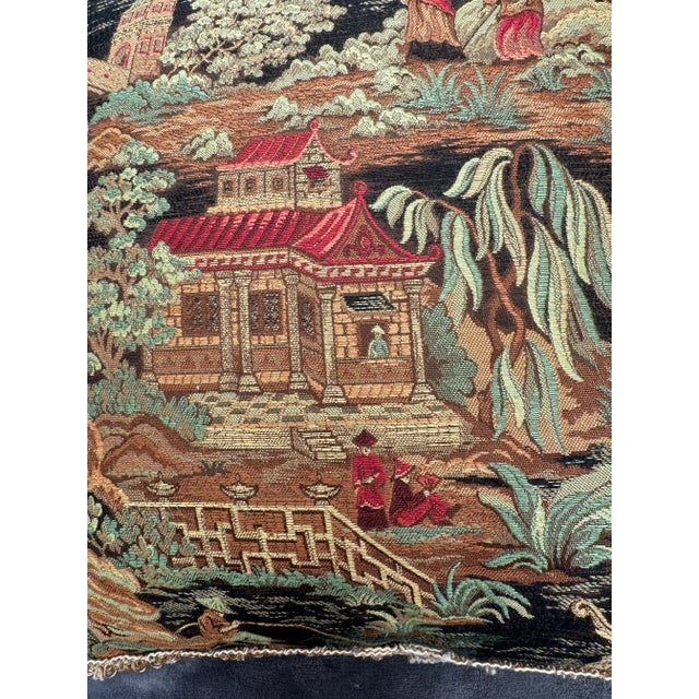 Chinese Toile Pillow | Chairish