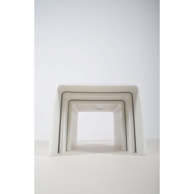Peter Ghyczy Nesting Tables by Peter Ghyczy for Horn Collection, 1970s, Set of 3 For Sale - Image 4 of 11