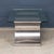 Metal Vintage French Brushed Steel and Glass Coffee Table by François Monnet for Kappa, 1970s For Sale - Image 7 of 18
