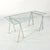 Trestle Desk in Steel and Glass by Rodney Kinsman for Bieffeplast, 1980s For Sale - Image 6 of 9