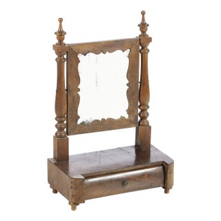Dressing Table with Tilting Mirror, 19th Century For Sale